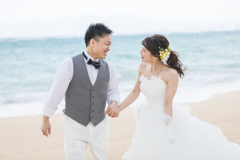 ビーチでイメージチェンジ♪