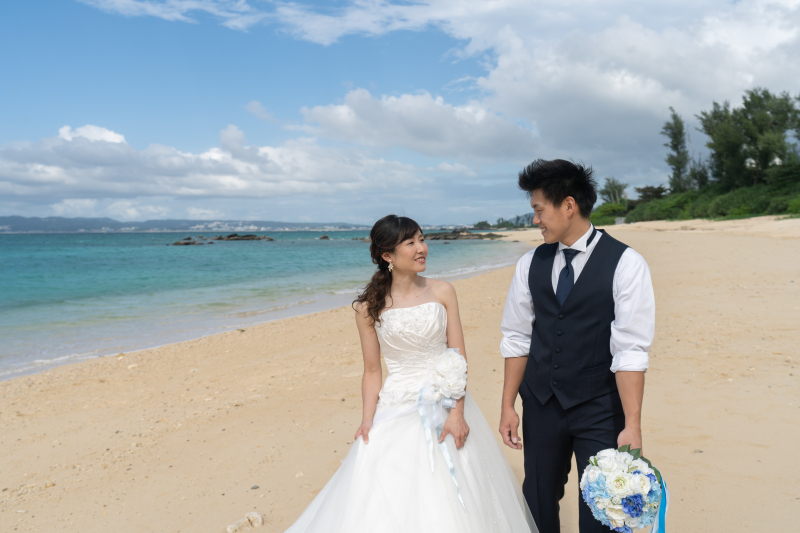 ビーチをゆっくりおさんぽ