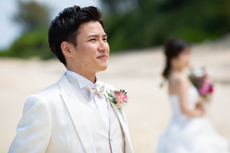 爽やかなご新郎様