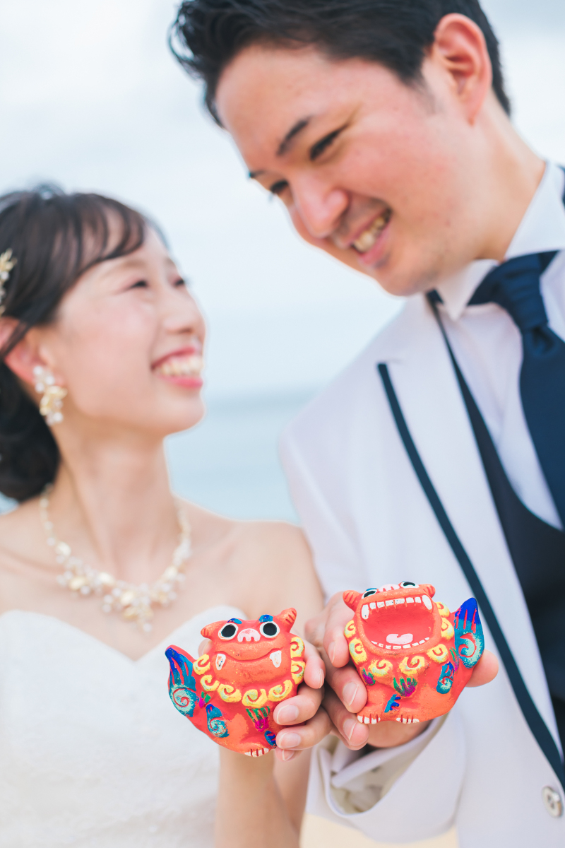 手乗りのシーサー