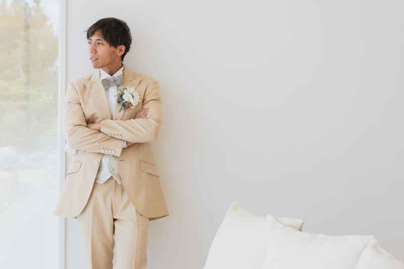 新郎様ソロショット☆