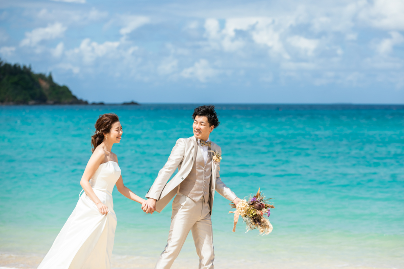 ビーチをゆっくりおさんぽ