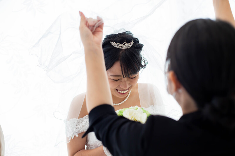 入場前はドキドキ