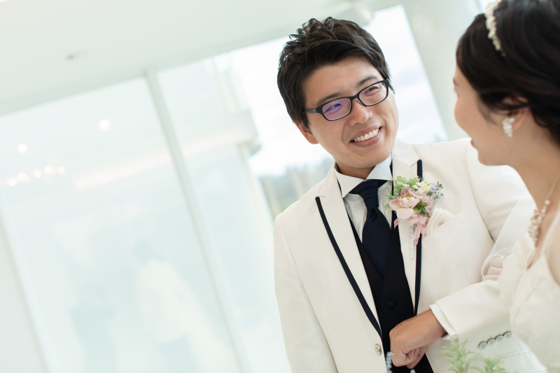 ほっとした笑顔