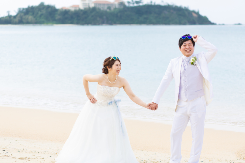 お揃いのサングラスで！