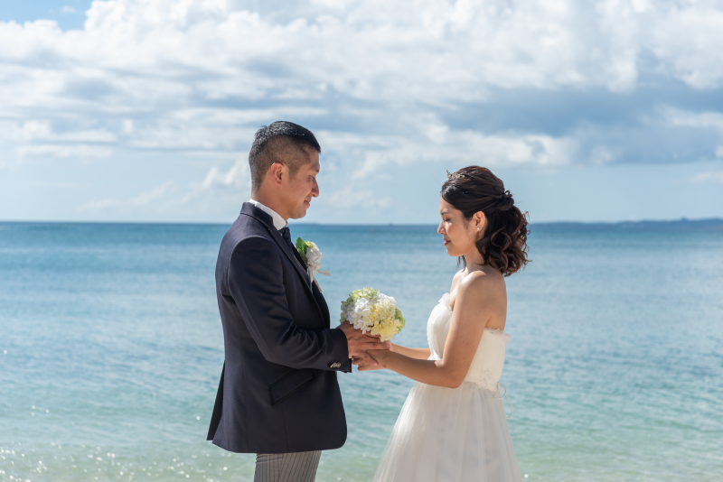 ブーケを持って～寄りのお写真～