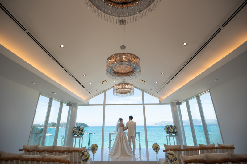 初めはおふたりのバックショットから