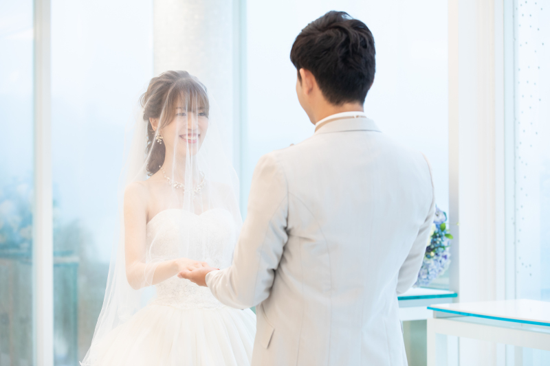 おふたりの自然な雰囲気を