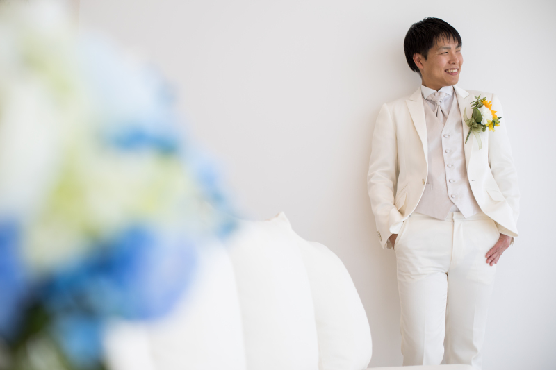 新郎様ソロショット