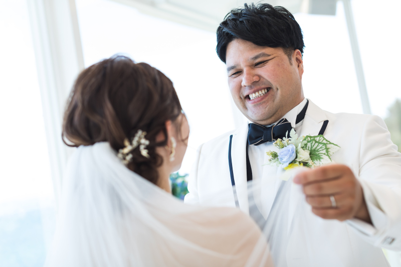新郎様のこの笑顔!!
