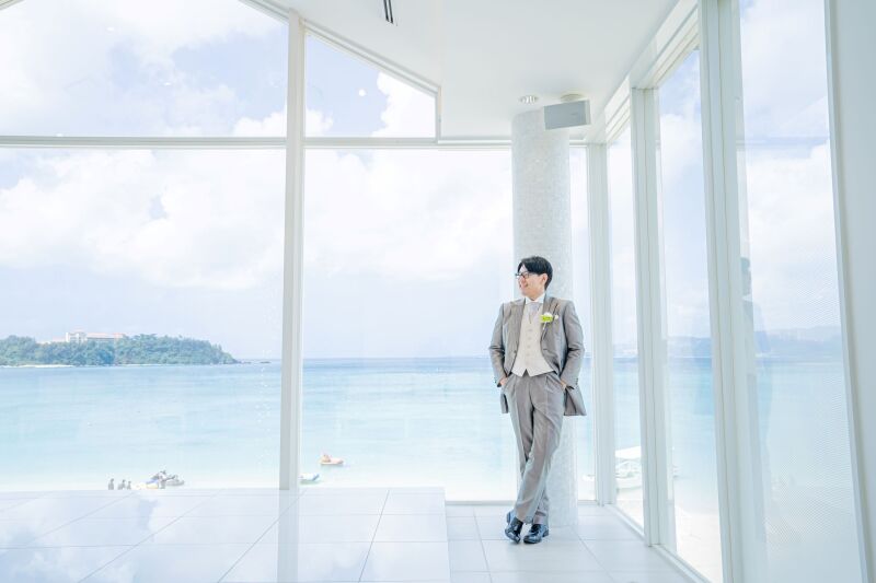 新郎様ソロショット