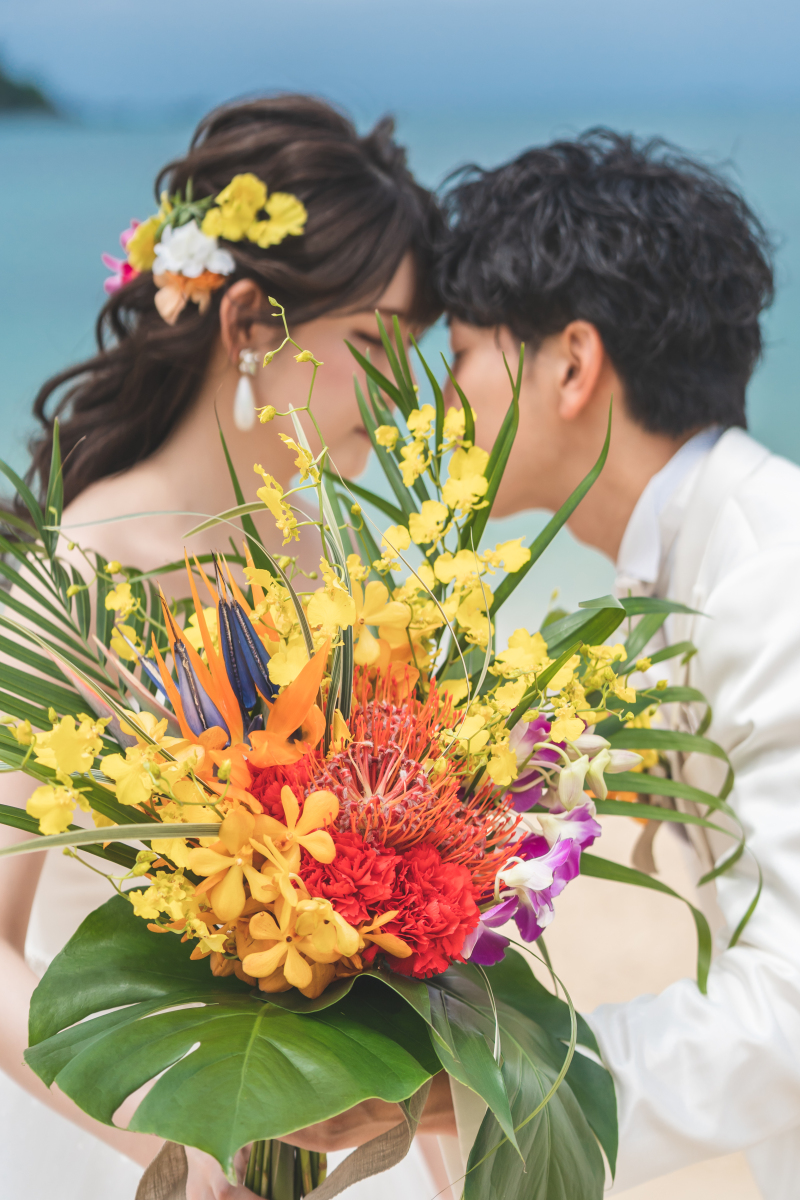 生花ブーケも魅力的！