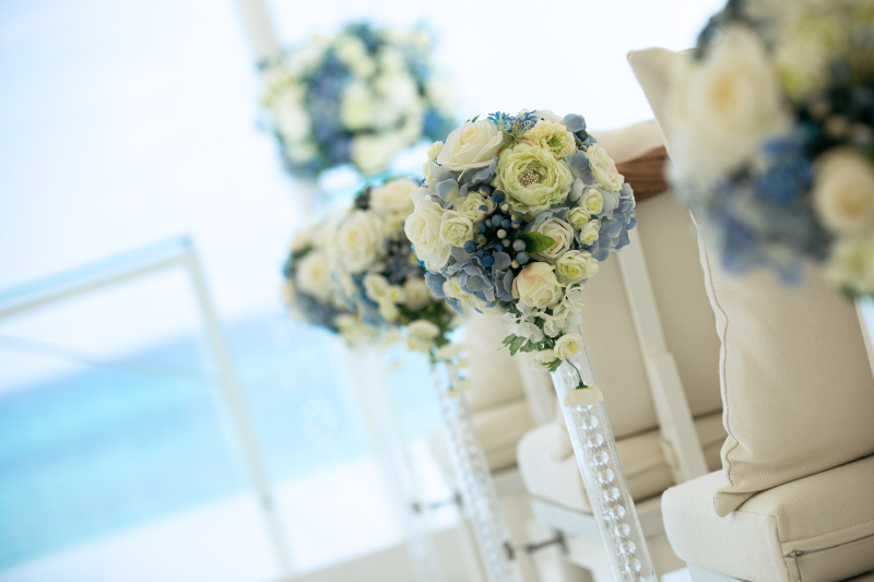 沖縄の青に包まれて