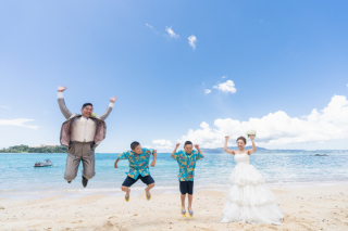 家族みんなでフォトウェディング♡