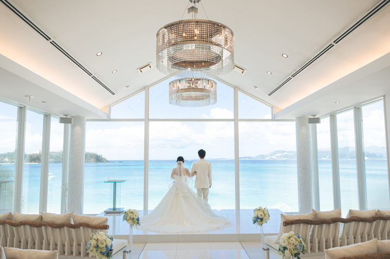 初めはおふたりのバックショットから