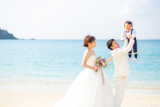 お子様も一緒に♪ウェディングフォト