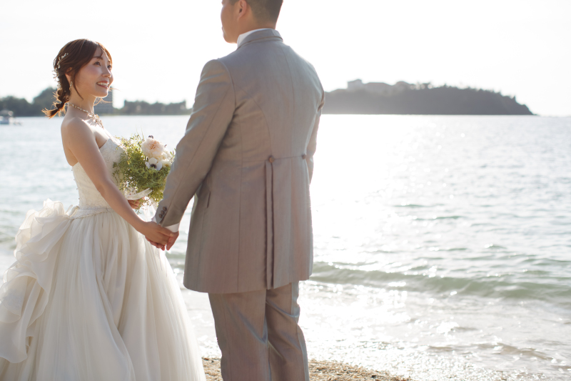 ご新婦様の笑顔の先には、、、