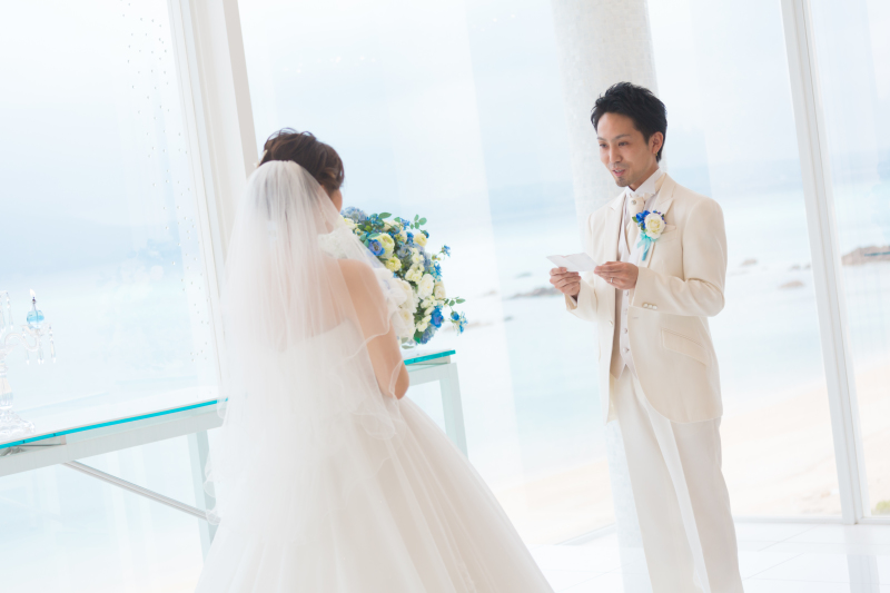 ご新郎様からのサプライズ