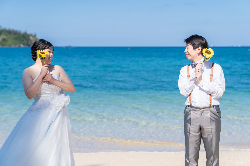 向日葵のような笑顔