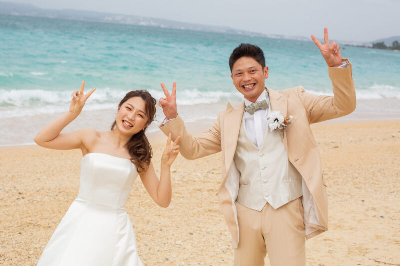 仲良くピース♬