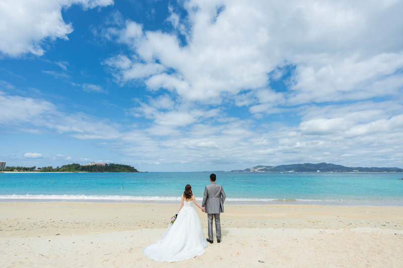 初めはおふたりのバックショットから