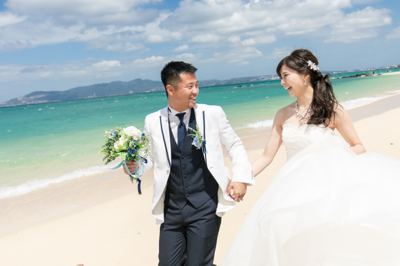 ビーチを・・・