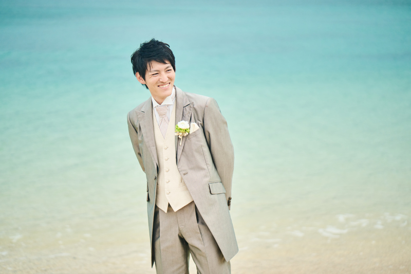 ご新郎様ソロショット