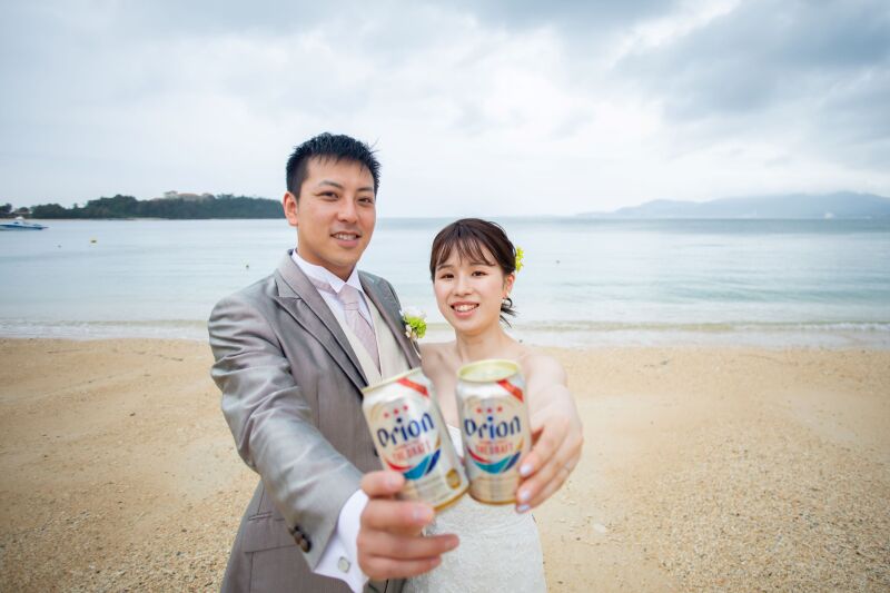 オリオンビールで