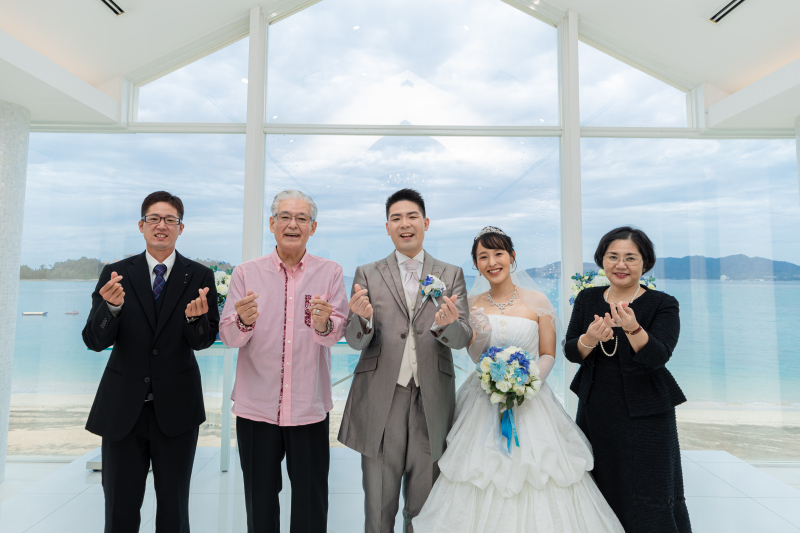 優しいご家族に見守られて