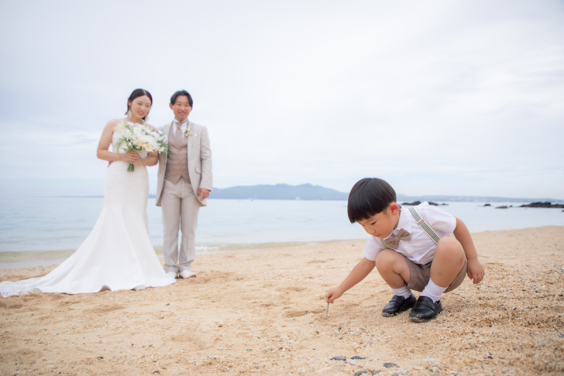 ビーチ撮影開始!