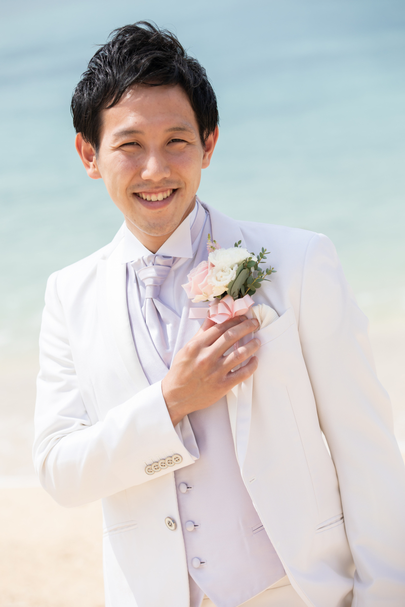 新郎さんもとろけてます♡