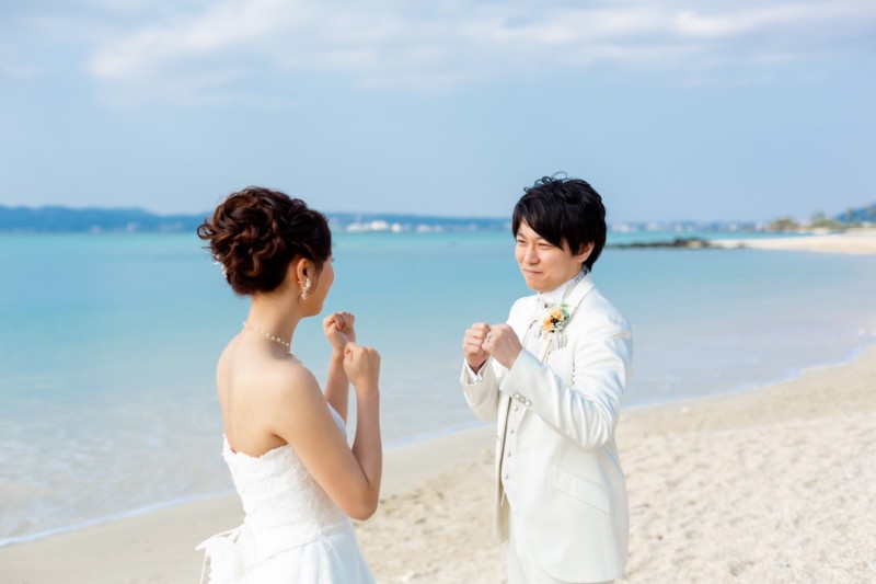 ファイティングポーズ！？　からの・・・