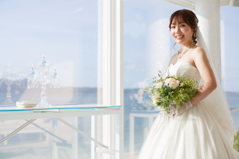 ご新婦様のソロショット撮影!