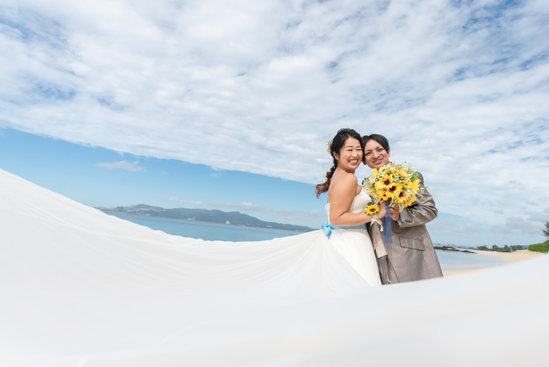 なびくトレーンと共に