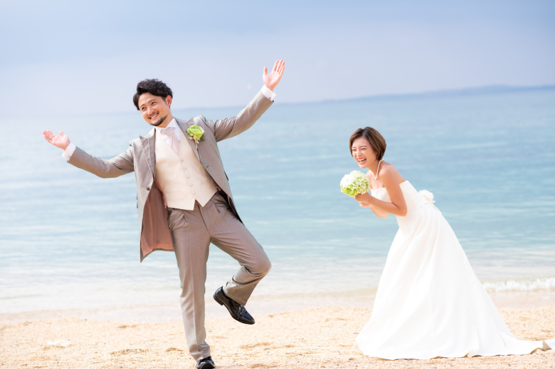 お茶目なご新郎様