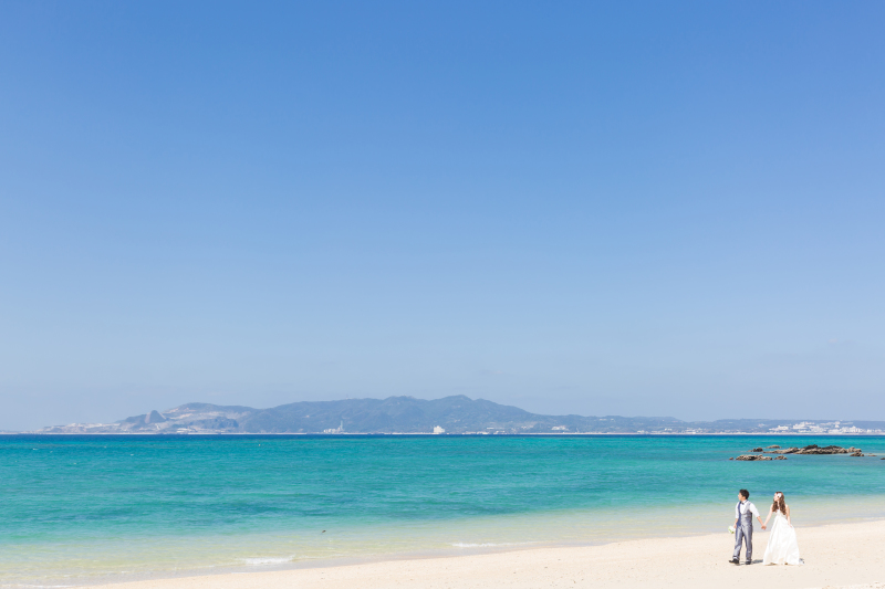 空と海をふたり占め♡