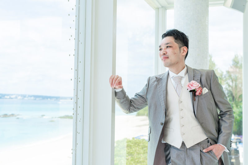 新郎様ソロショット