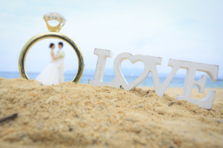 幸せいっぱいのお二人♡