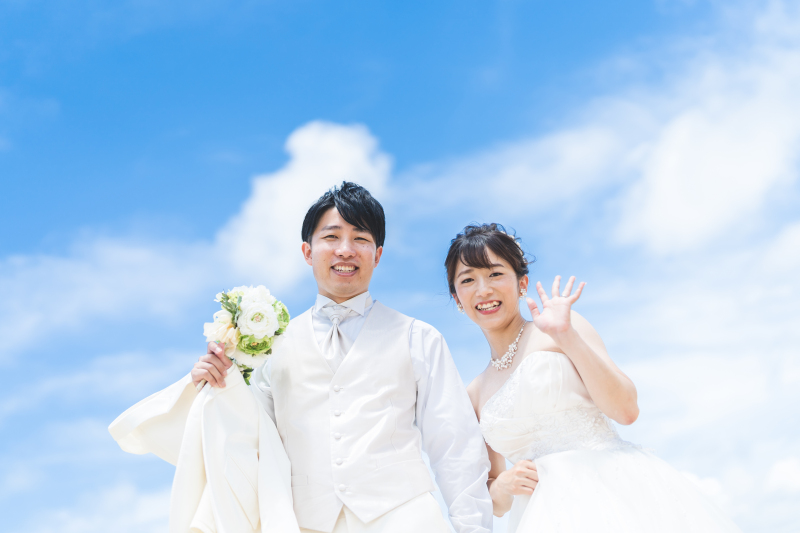 みんなに手を振って