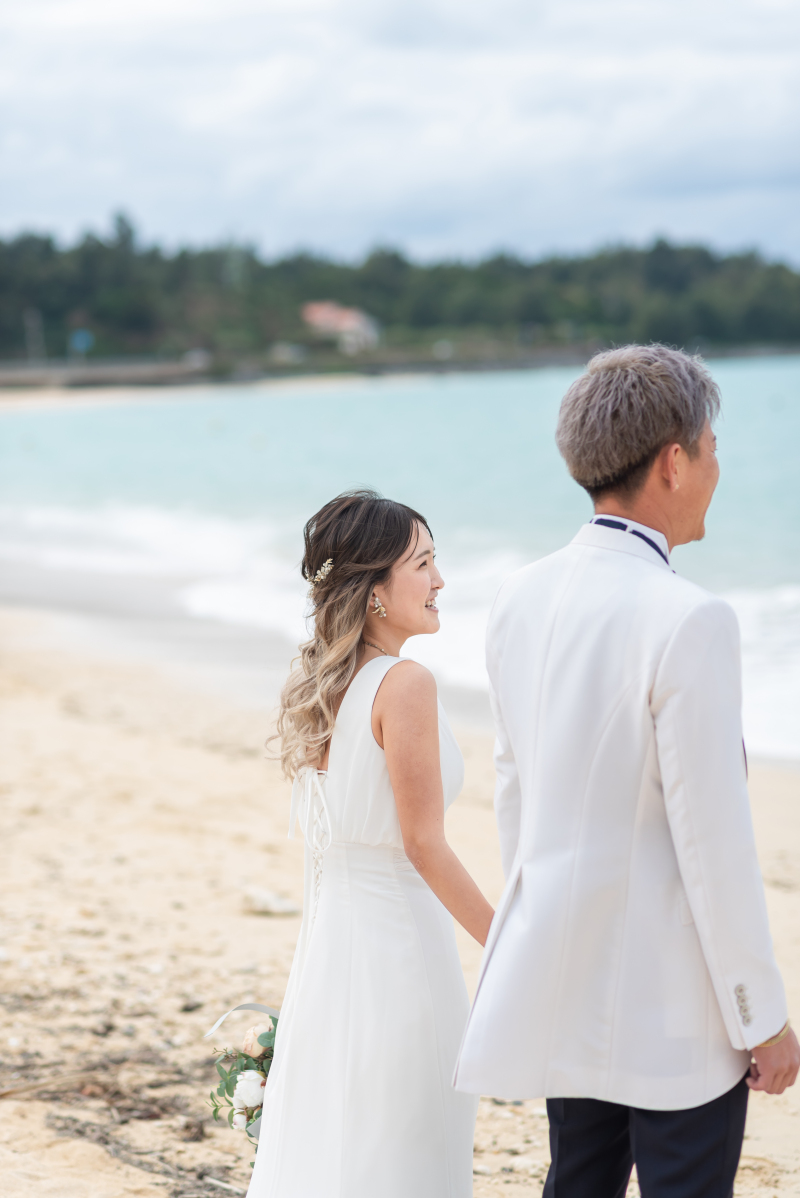 ご新郎様を見つめるご新郎様♡