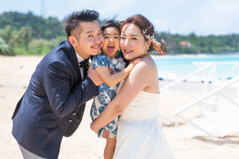 ご家族ショットはおもいきり笑顔で！！