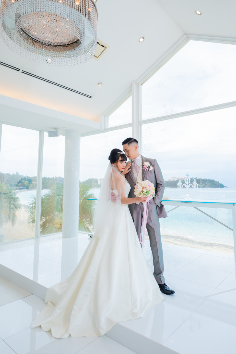 男らしい新郎様!