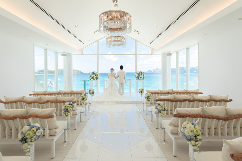 オーシャンビューのチャペル