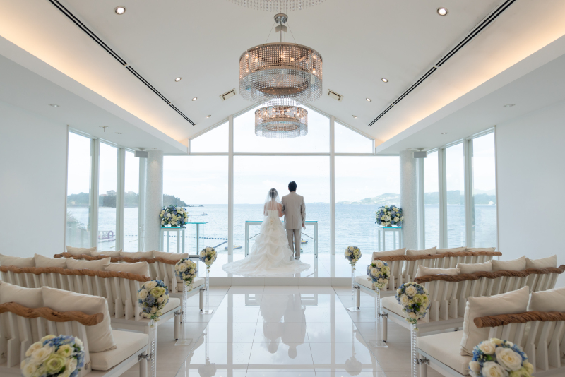 初めはおふたりのバックショットから