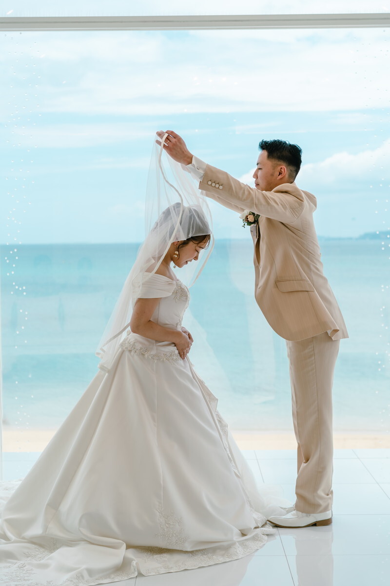 挙式　－ベールアップ・誓いのキス－