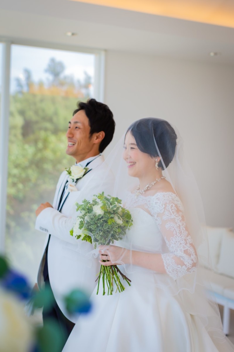 きれいな海に思わず笑みがこぼれる・・