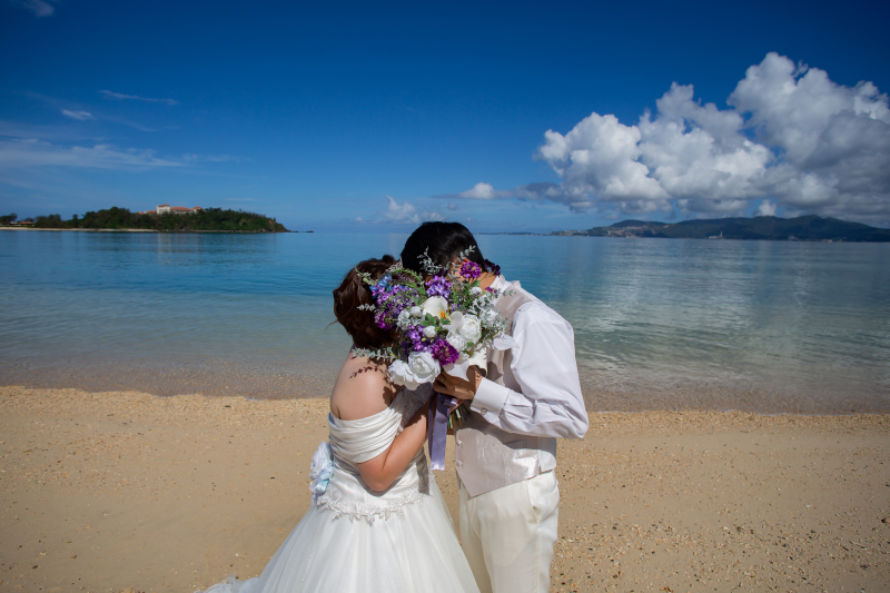 ブーケを使って///♡