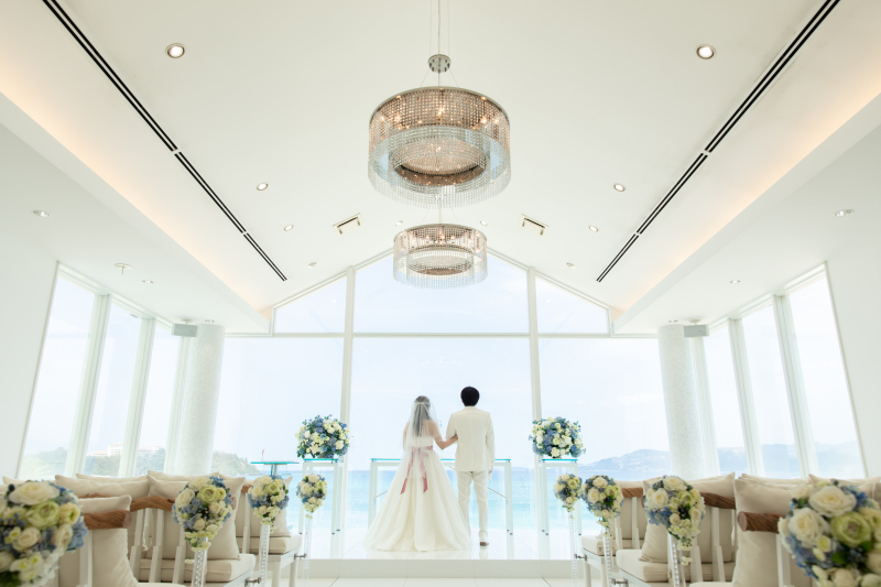 初めはおふたりのバックショットから