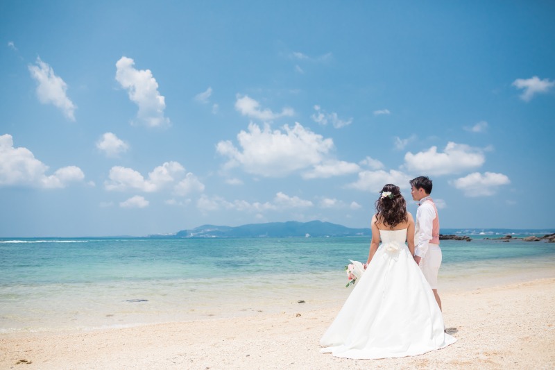 数秒でビーチ撮影場所に移動