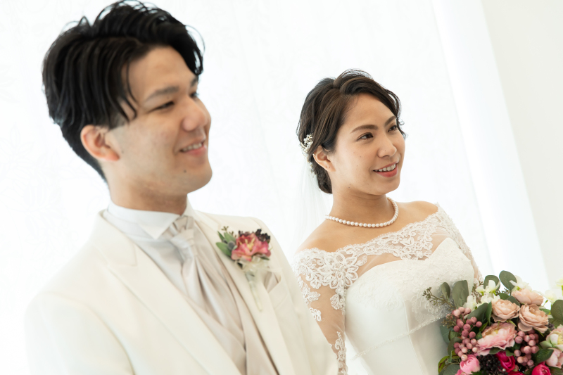 新婦ご両親からのプレゼントでの撮影でした